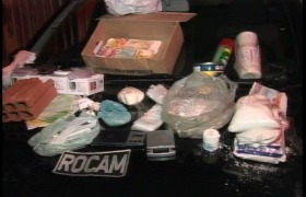 Uma grande quantidade de pasta base de cocaína foi encontrada no local
